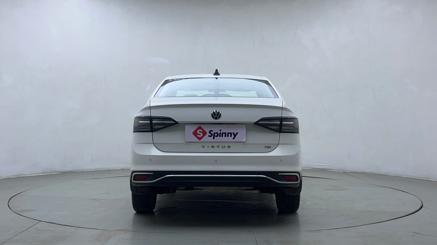 Used 2022 Volkswagen Virtus Topline 1.0 TSI AT Petrol Automatic exterior BACK VIEW