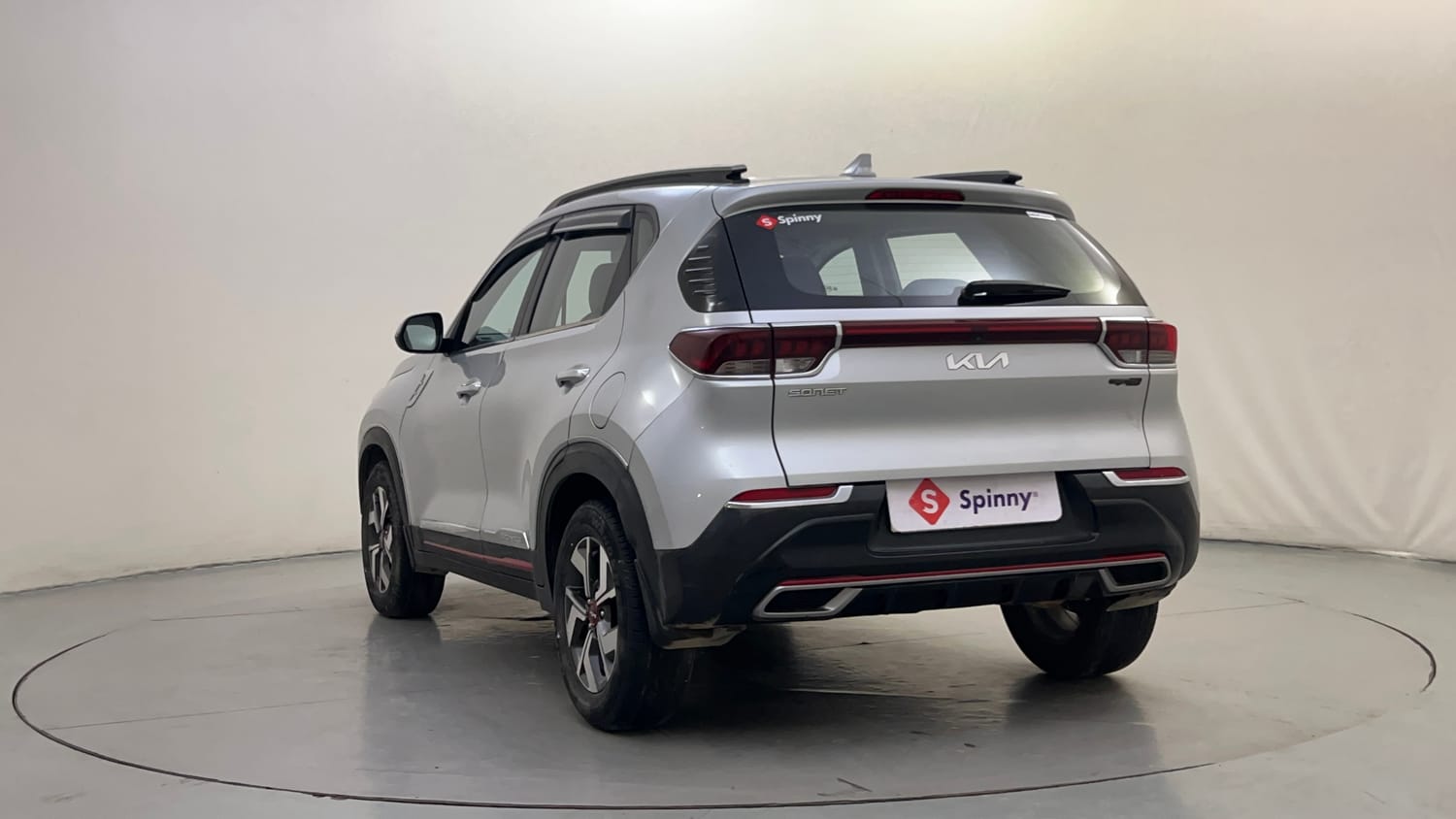Used 2022 Kia Sonet GTX Plus 1.5 AT Diesel Automatic exterior LEFT REAR CORNER VIEW