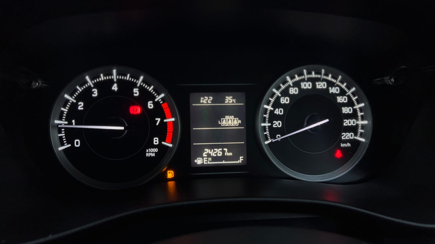 Used 2025 Maruti Suzuki Baleno Sigma MT Petrol Manual interior CLUSTERMETER VIEW