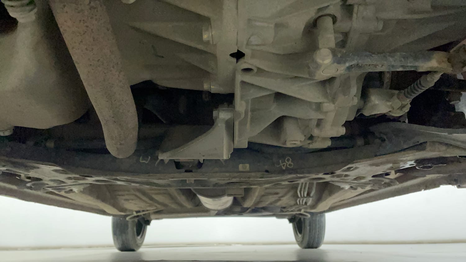 Used 2024 Maruti Suzuki Ignis Sigma 1.2 MT Petrol Manual extra FRONT LEFT UNDERBODY VIEW