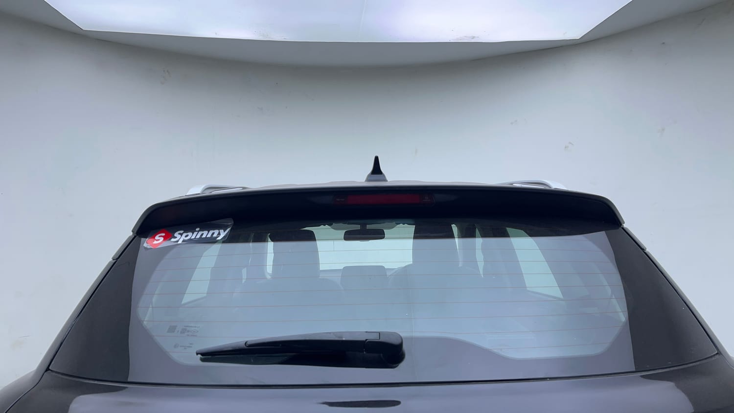 Used 2023 Toyota Urban Cruiser Hyryder V Hybrid Hybrid Automatic exterior BACK WINDSHIELD VIEW