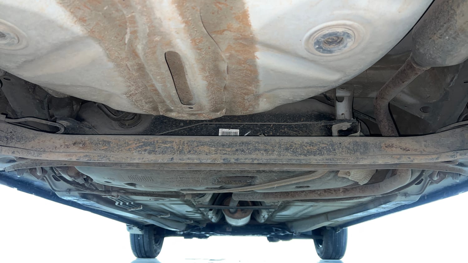 Used 2017 Maruti Suzuki Baleno Delta 1.2 Petrol Manual extra REAR UNDERBODY VIEW (TAKEN FROM REAR)