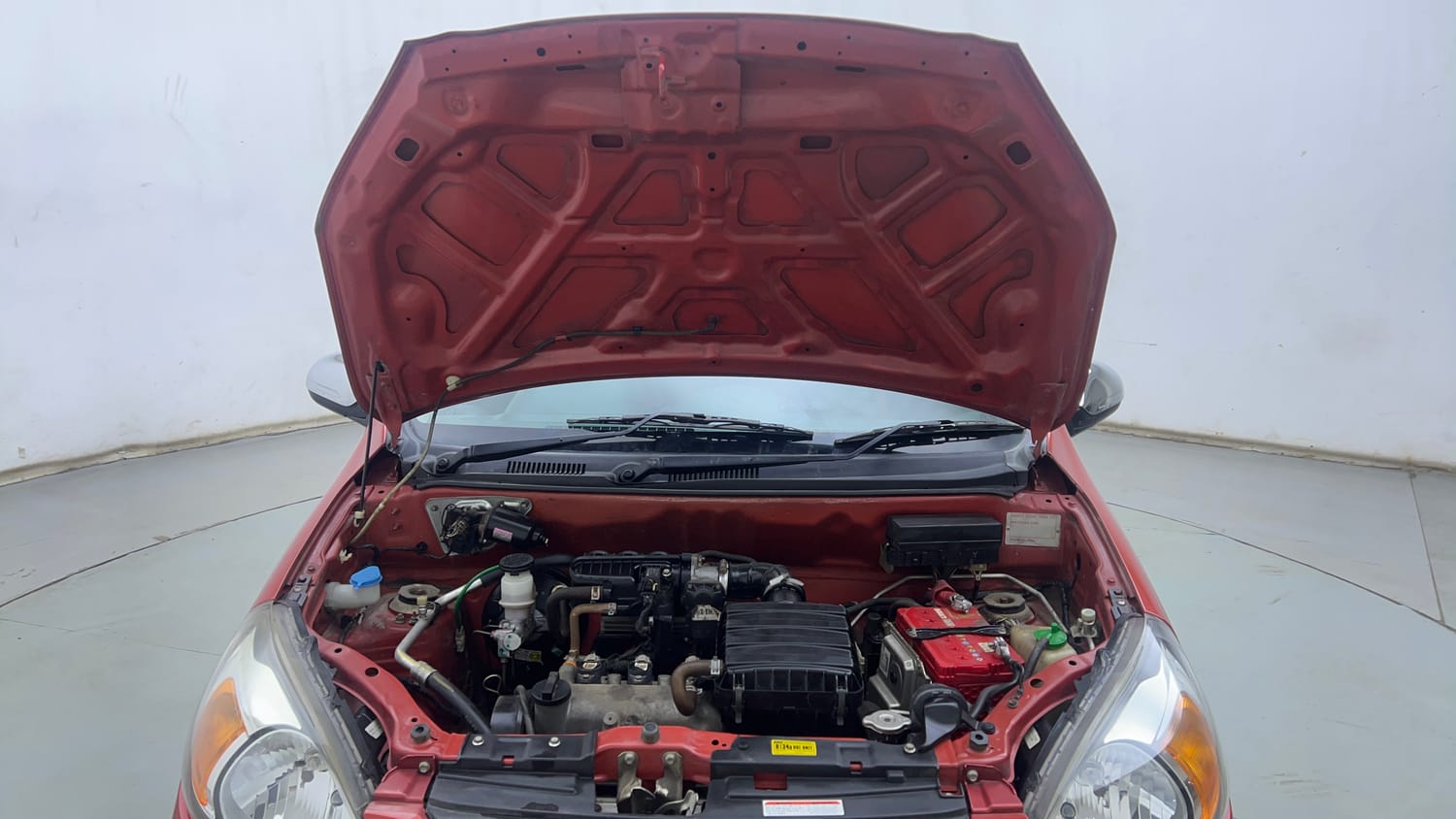 Used 2018 Maruti Suzuki Alto 800 VXi Petrol Manual engine ENGINE & BONNET OPEN FRONT VIEW