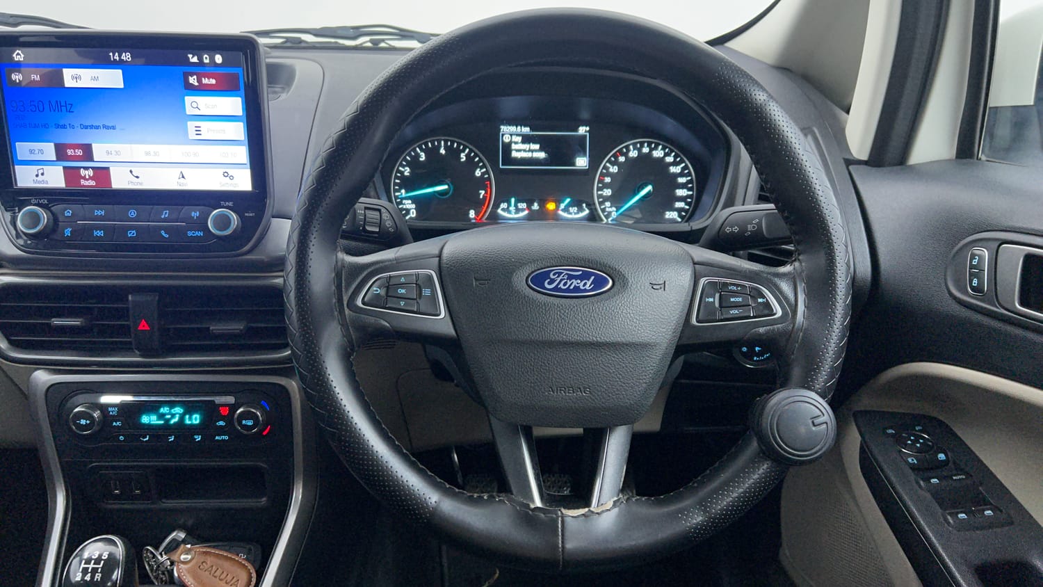 Used 2021 Ford EcoSport Titanium 1.5L Ti-VCT Petrol Manual interior STEERING VIEW