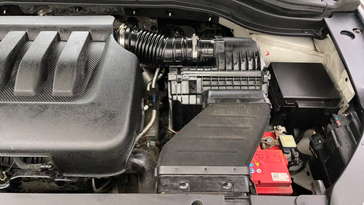 Used 2023 Mahindra XUV700 AX 5 Petrol AT 5 STR Petrol Automatic engine ENGINE LEFT SIDE VIEW
