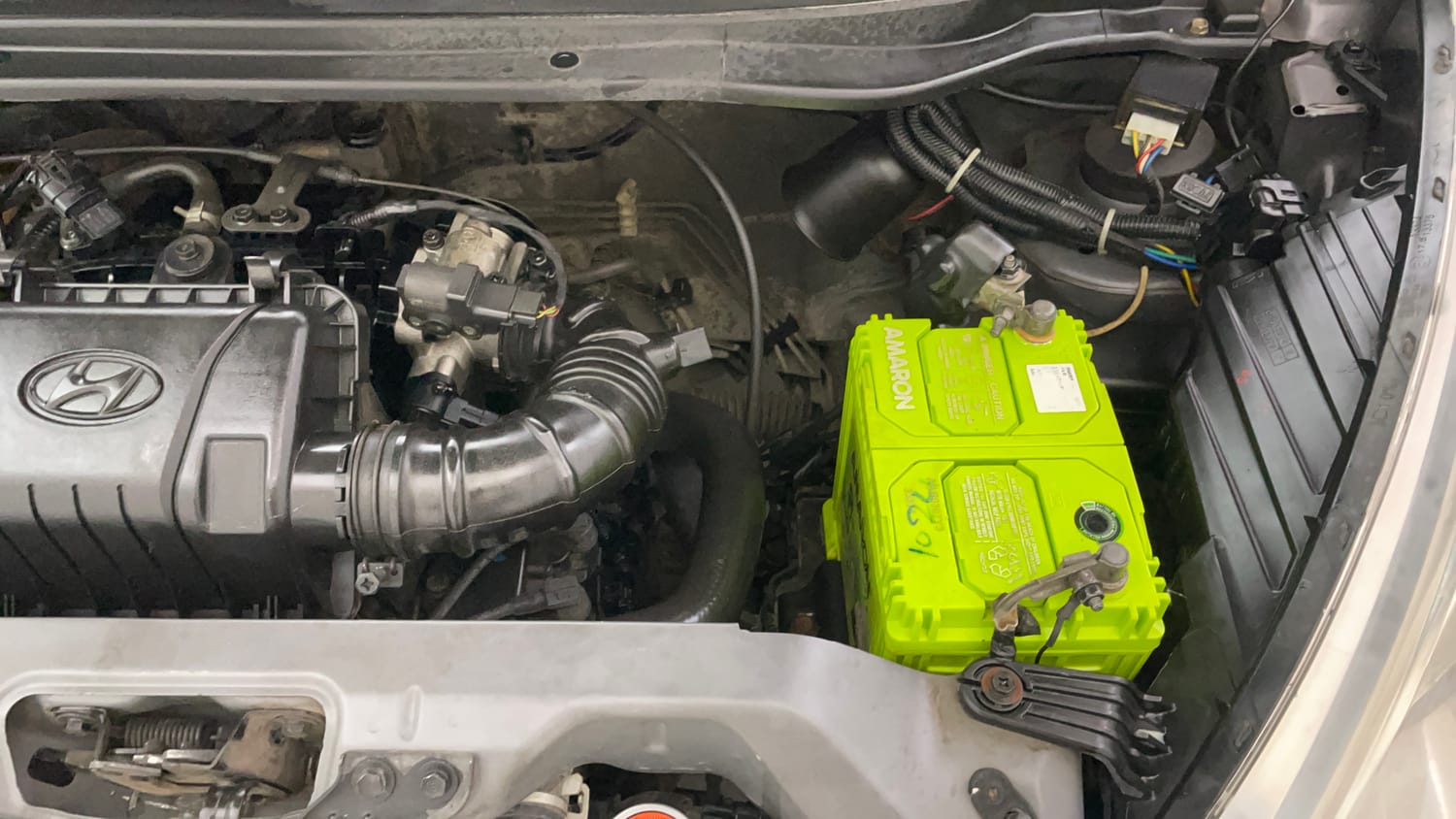 Used 2016 Hyundai Eon Magna + Petrol Manual engine ENGINE LEFT SIDE VIEW
