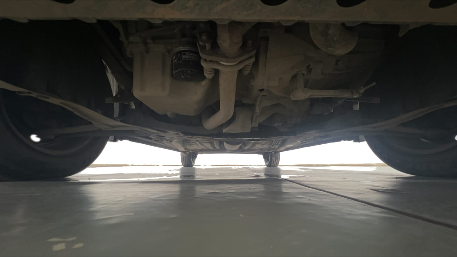 Used 2022 Maruti Suzuki Wagon R VXI 1.0 Petrol Manual extra FRONT LEFT UNDERBODY VIEW