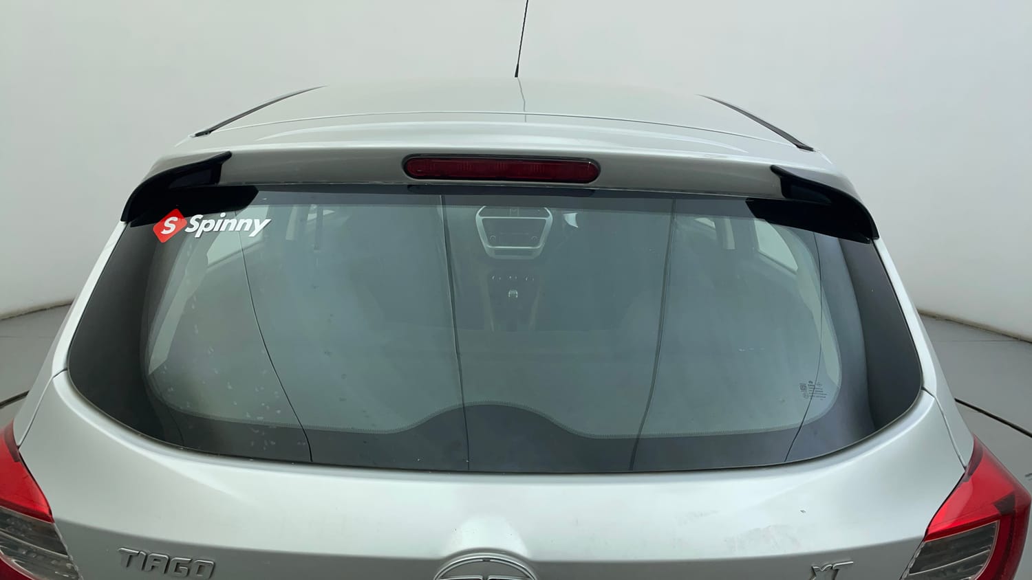 Used 2016 Tata Tiago Revotron XT Petrol Manual exterior BACK WINDSHIELD VIEW