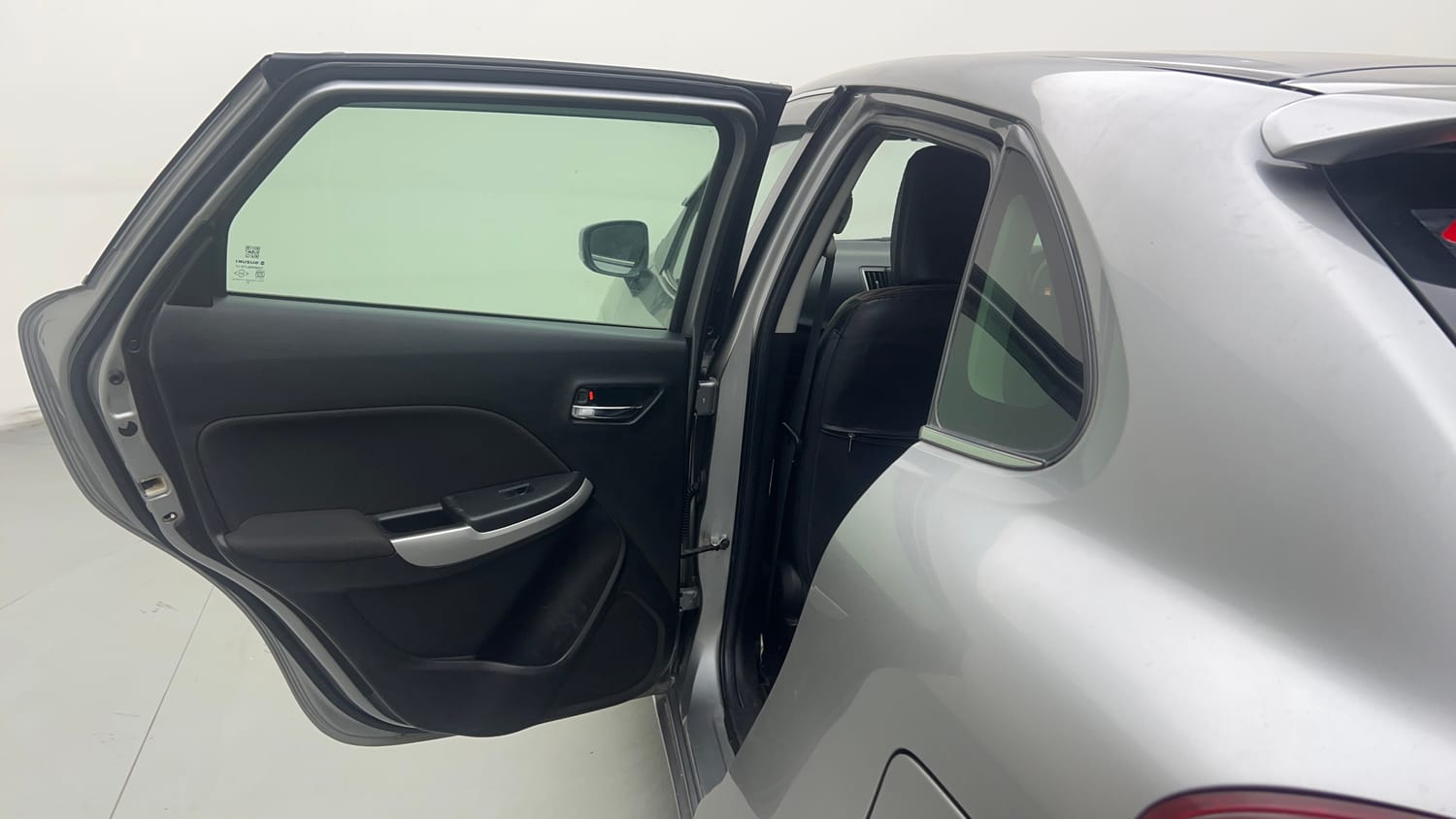 Used 2018 Maruti Suzuki Baleno Zeta 1.2 AT Petrol Automatic interior LEFT REAR DOOR OPEN VIEW