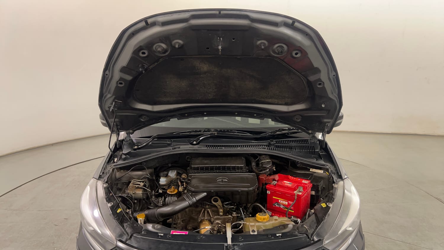 Used 2023 Tata Tigor XZ Plus CNG Cng Manual engine ENGINE & BONNET OPEN FRONT VIEW