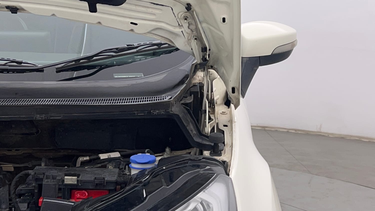 Used 2021 Ford EcoSport Titanium 1.5L Ti-VCT Petrol Manual engine ENGINE LEFT SIDE HINGE & APRON VIEW