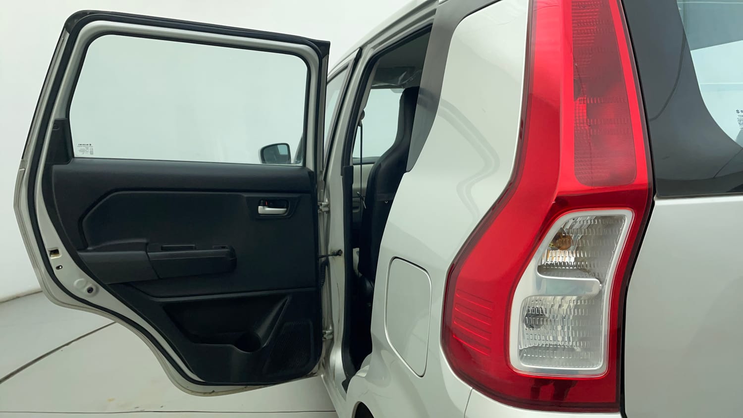Used 2019 Maruti Suzuki Wagon R VXi 1.2 Petrol Manual interior LEFT REAR DOOR OPEN VIEW