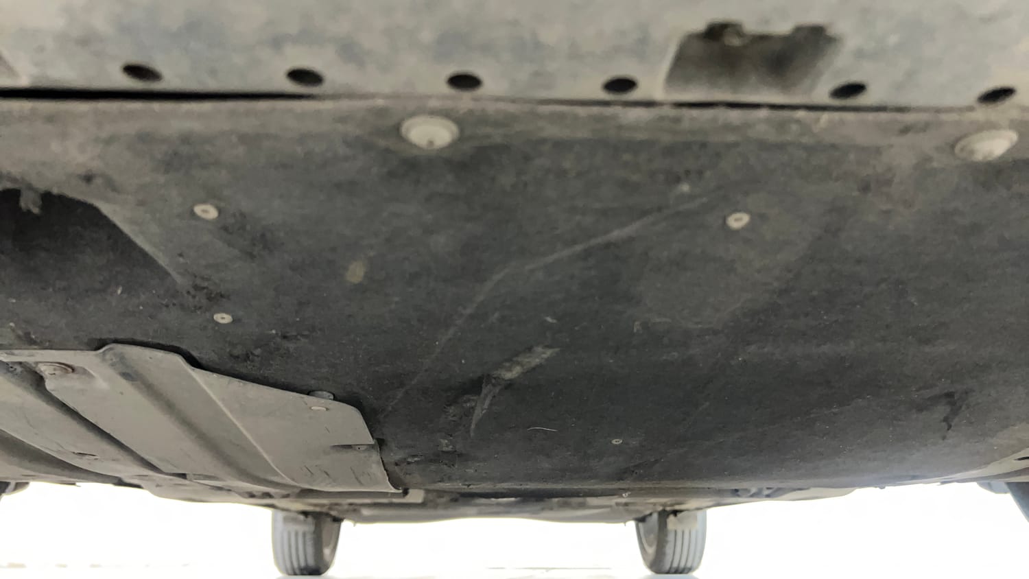 Used 2022 Maruti Suzuki Baleno Alpha AGS Petrol Automatic extra FRONT LEFT UNDERBODY VIEW