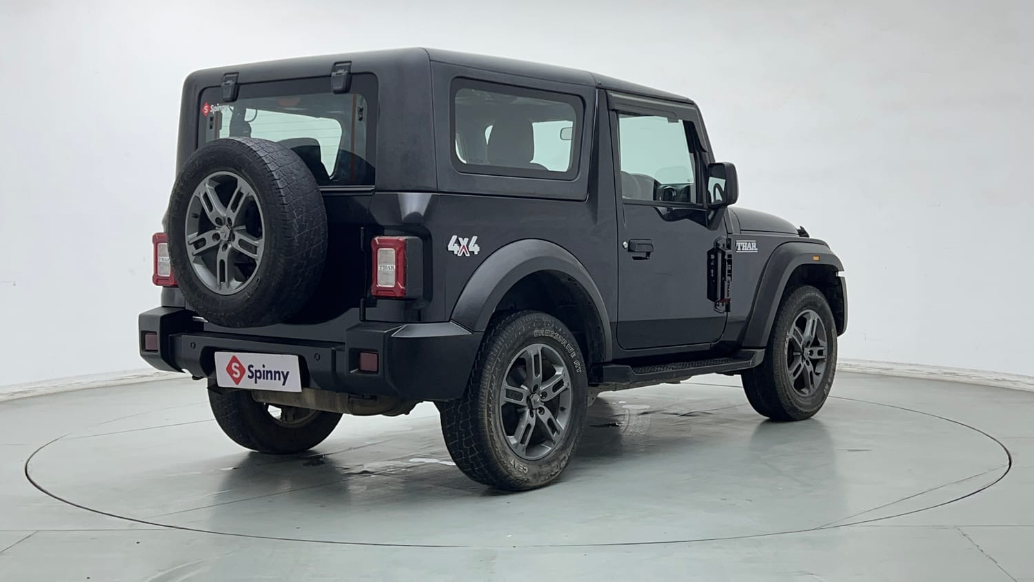 Used 2023 mahindra Thar LX Hard Top Petrol AT 4WD Petrol Automatic exterior RIGHT REAR CORNER VIEW