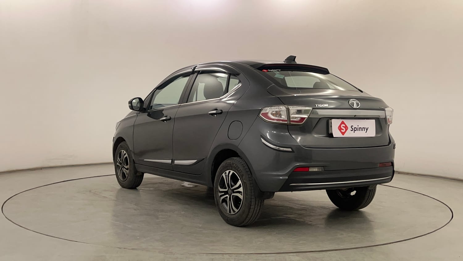 Used 2023 Tata Tigor XZ Plus CNG Cng Manual exterior LEFT REAR CORNER VIEW