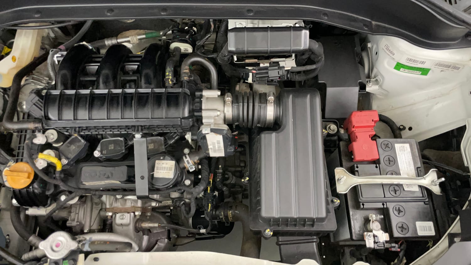 Used 2025 Tata Punch Adventure Sunroof AMT Petrol Automatic engine ENGINE LEFT SIDE VIEW
