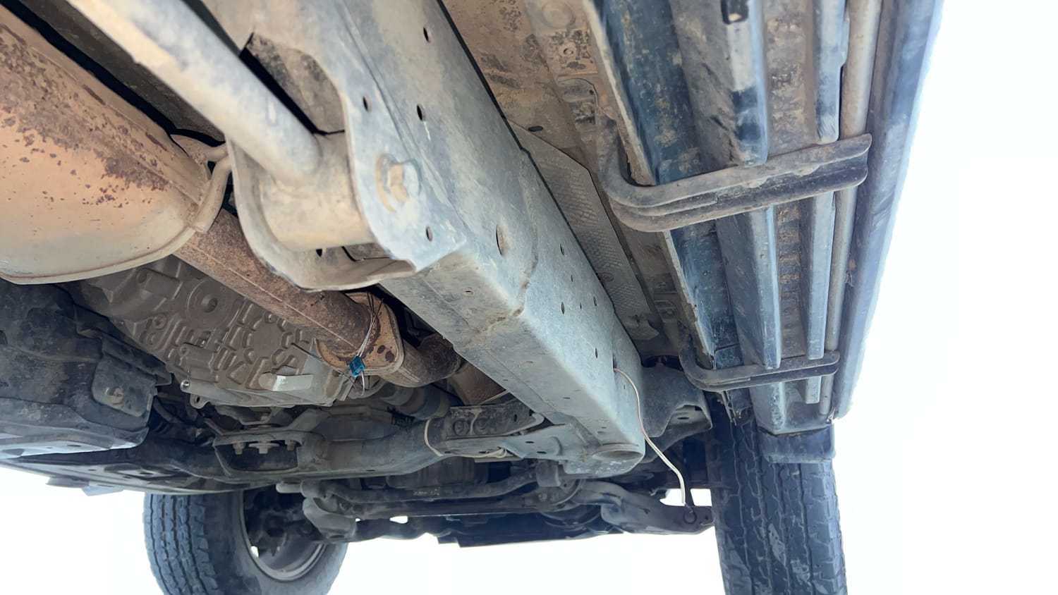Used 2022 mahindra Thar LX Hard Top Petrol AT 4WD Petrol Automatic extra REAR RIGHT UNDERBODY VIEW