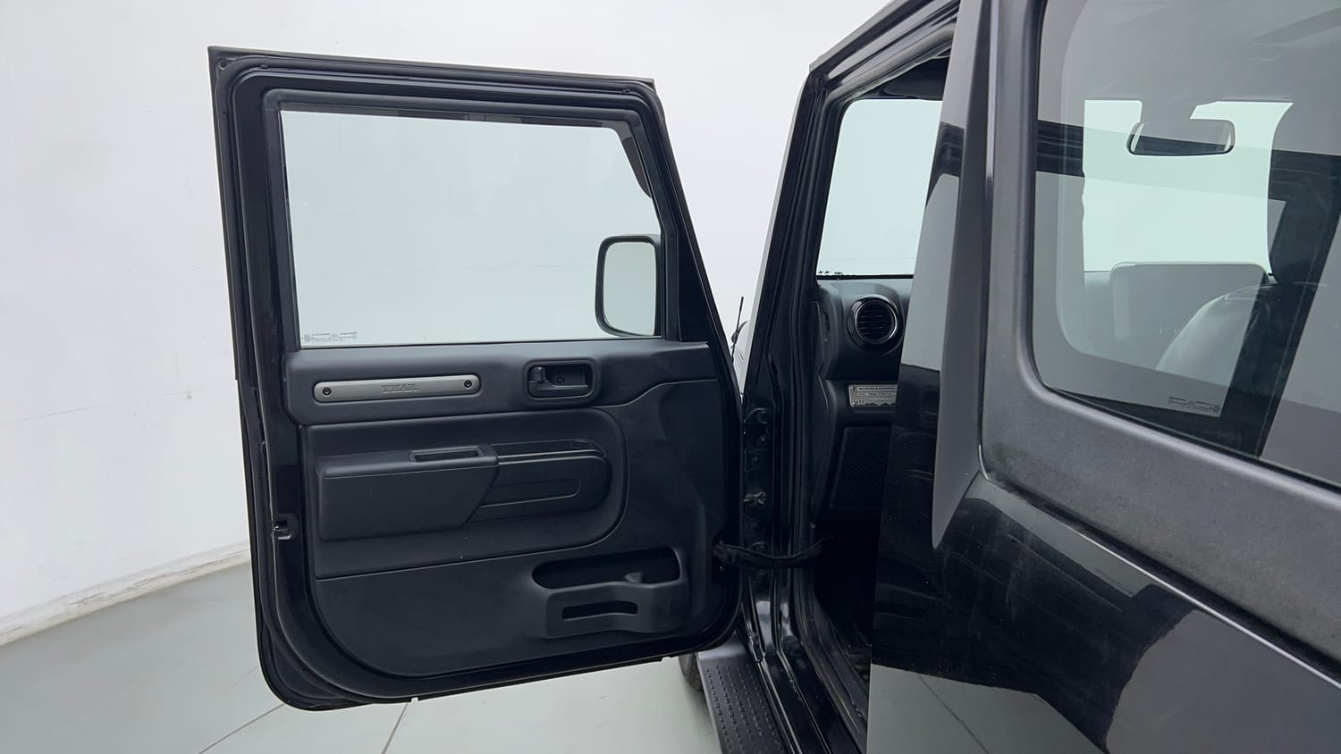 Used 2023 mahindra Thar LX Hard Top Petrol AT 4WD Petrol Automatic interior LEFT FRONT DOOR OPEN VIEW