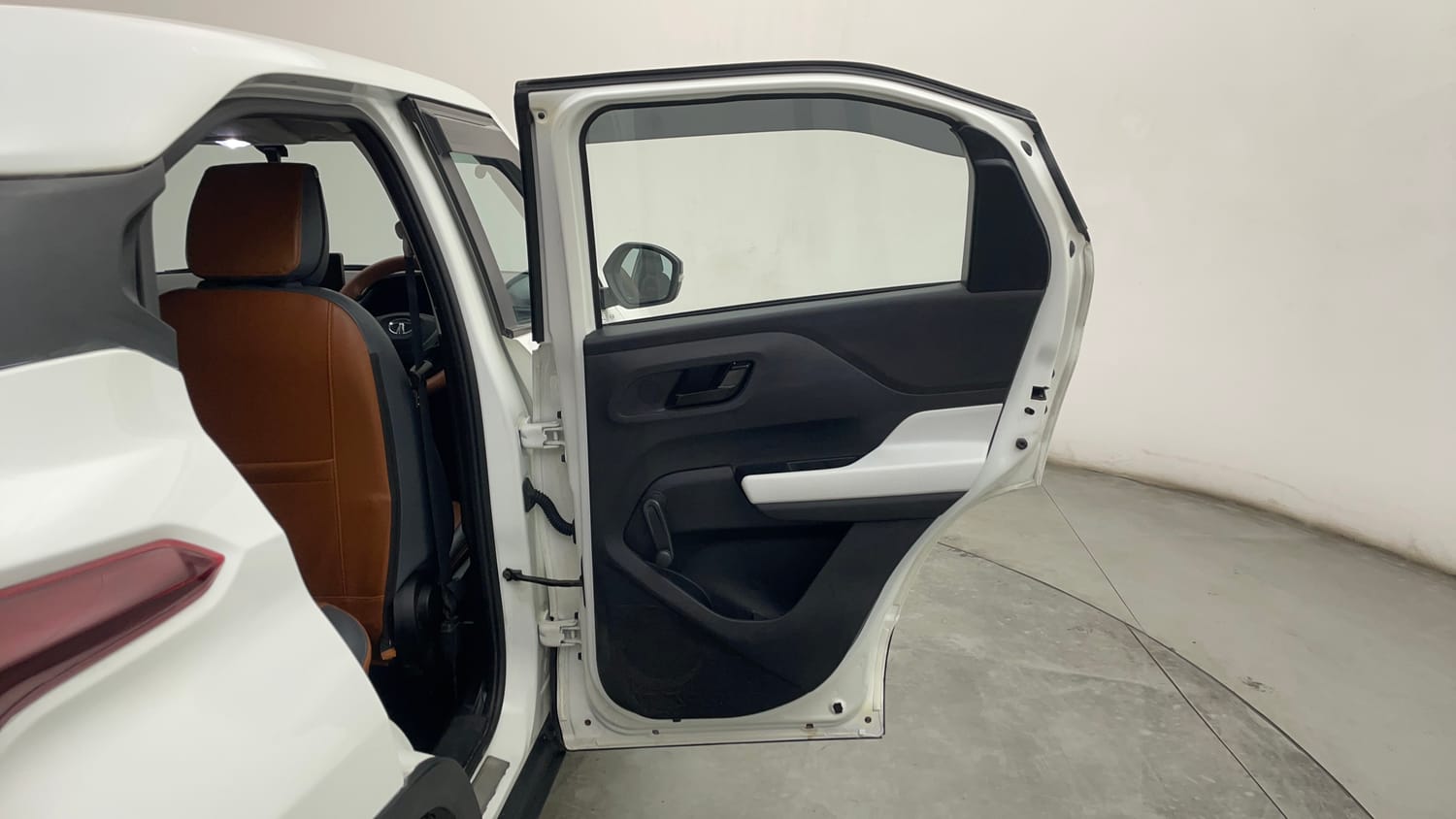 Used 2023 Tata Punch Pure MT Petrol Manual interior RIGHT REAR DOOR OPEN VIEW
