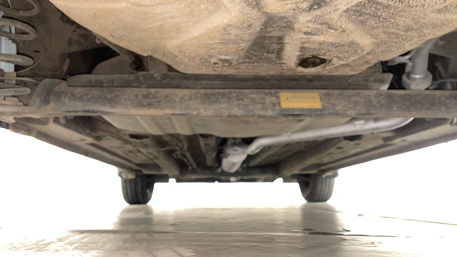 Used 2023 Tata Punch Pure MT Petrol Manual extra REAR UNDERBODY VIEW (TAKEN FROM REAR)