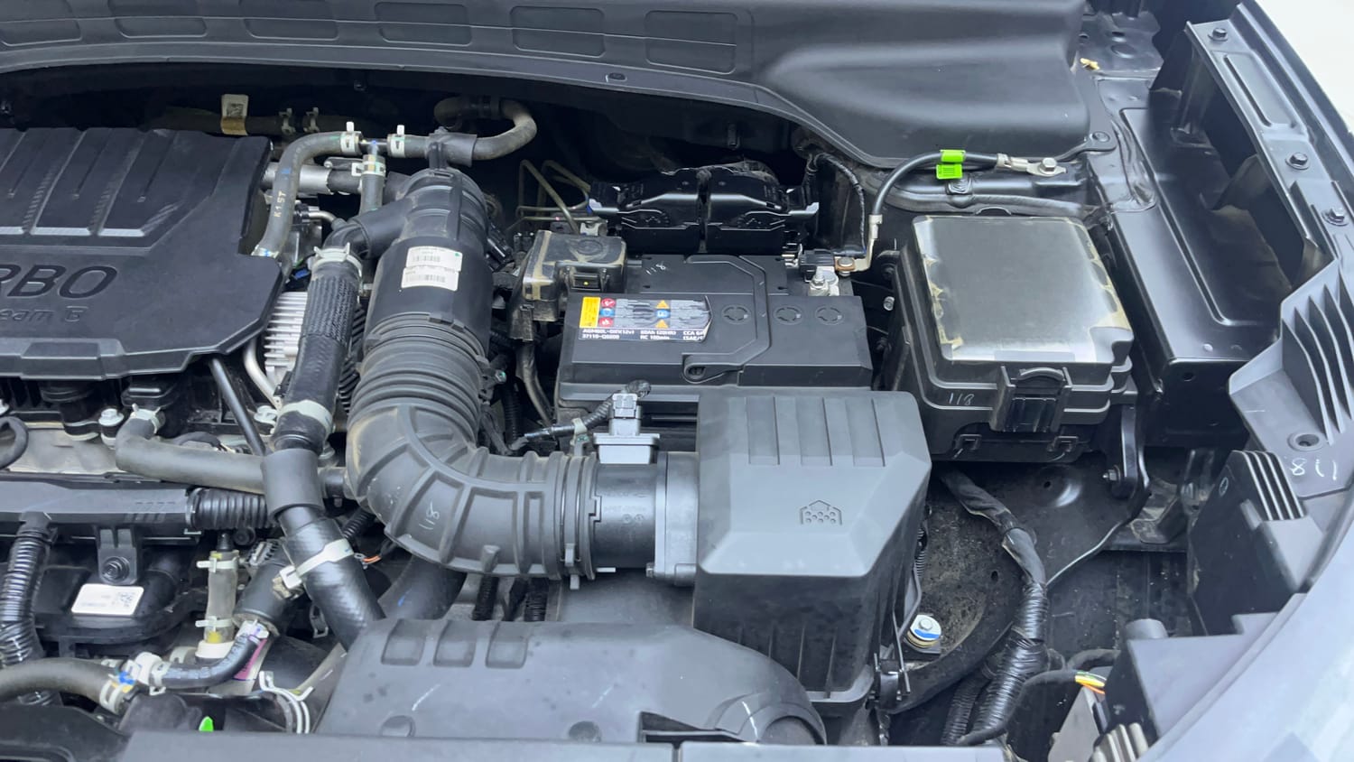 Used 2024 Hyundai Creta N-Line N10 1.5 Turbo DCT Petrol Automatic engine ENGINE LEFT SIDE VIEW