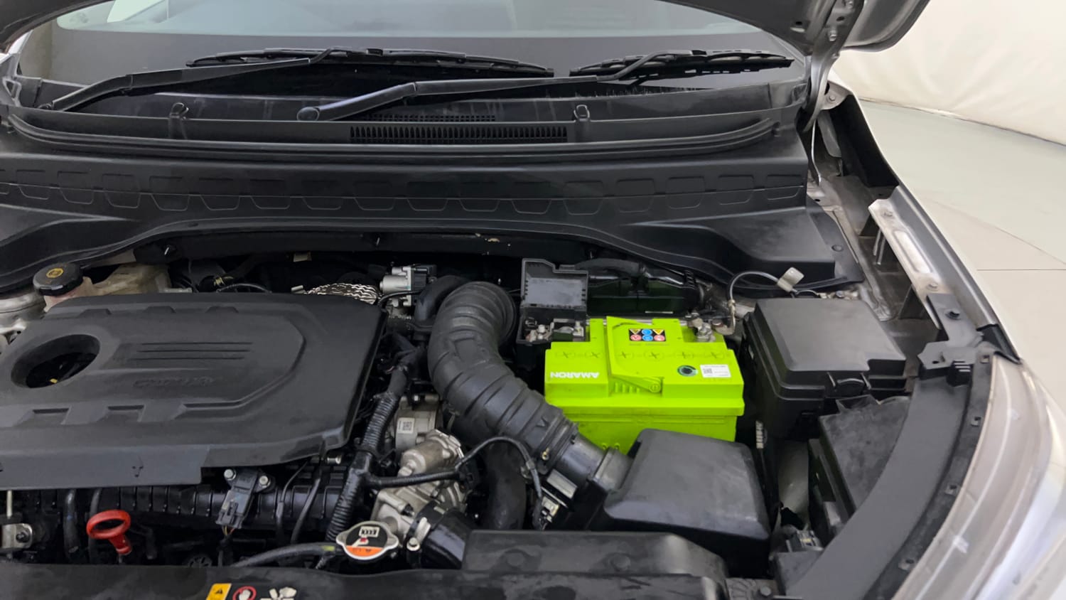 Used 2022 Kia Sonet GTX Plus 1.5 AT Diesel Automatic engine ENGINE LEFT SIDE HINGE & APRON VIEW