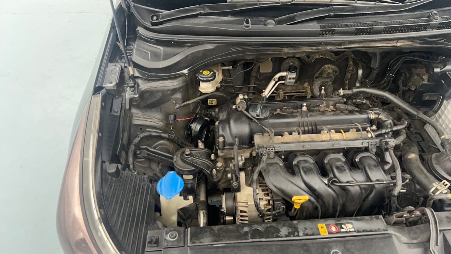 Used 2018 Hyundai Verna SX (O) 1.6 VTVT AT Petrol Automatic engine ENGINE RIGHT SIDE VIEW