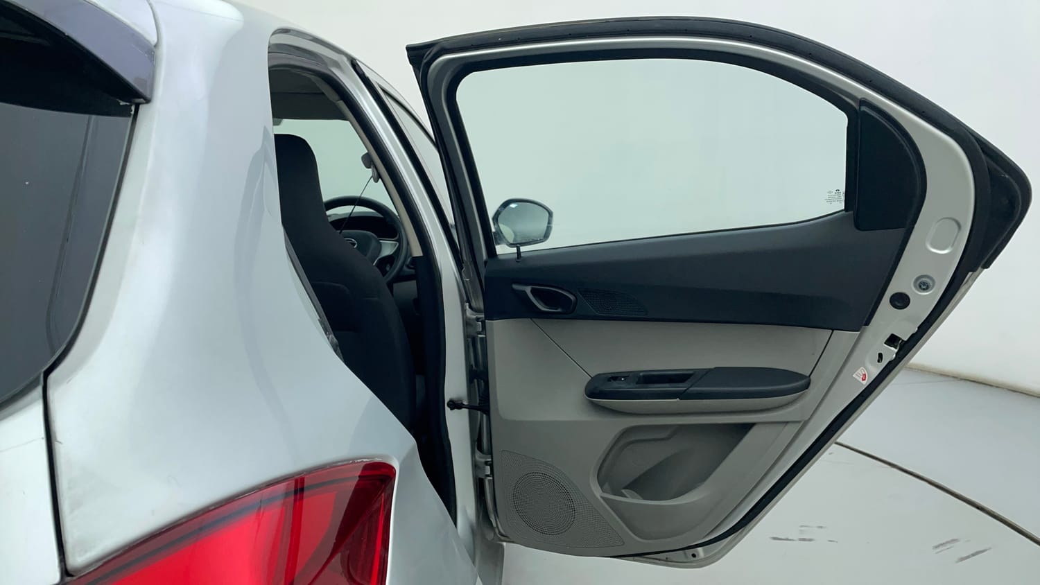 Used 2016 Tata Tiago Revotron XT Petrol Manual interior RIGHT REAR DOOR OPEN VIEW