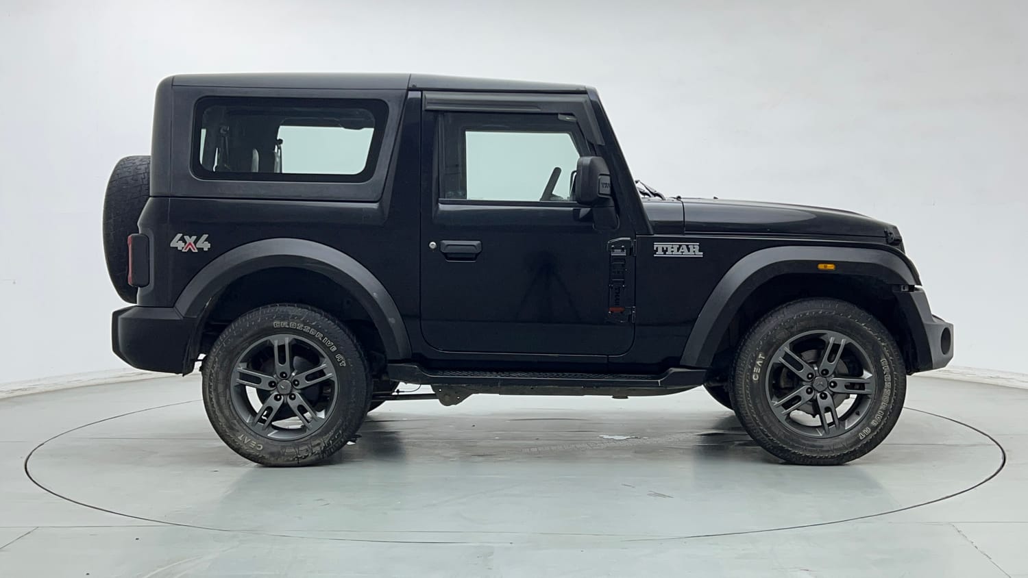 Used 2023 mahindra Thar LX Hard Top Petrol AT 4WD Petrol Automatic exterior RIGHT SIDE VIEW
