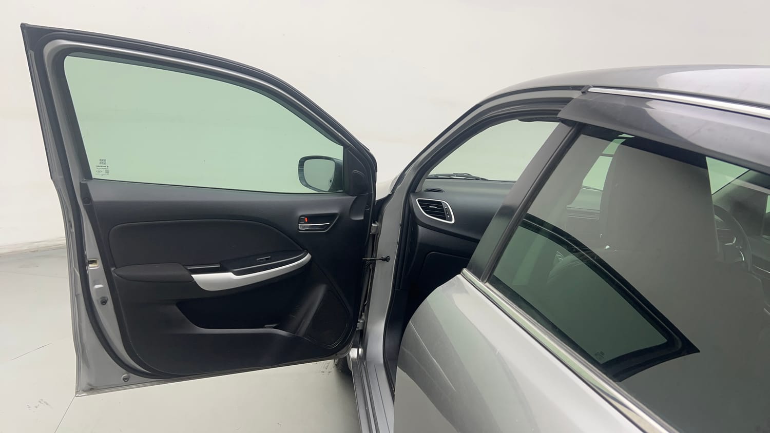 Used 2018 Maruti Suzuki Baleno Zeta 1.2 AT Petrol Automatic interior LEFT FRONT DOOR OPEN VIEW