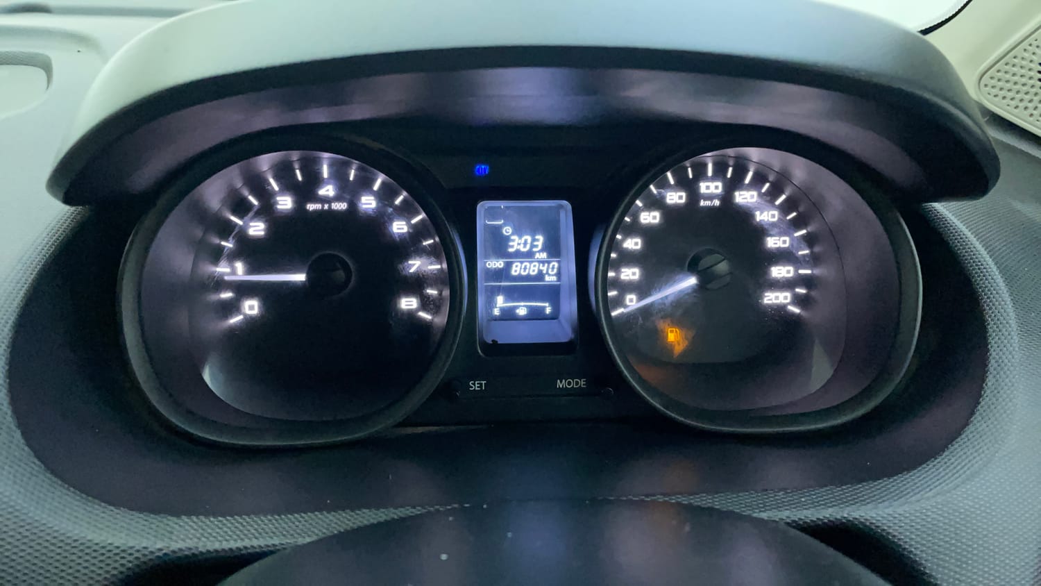 Used 2016 Tata Tiago Revotron XT Petrol Manual interior CLUSTERMETER VIEW