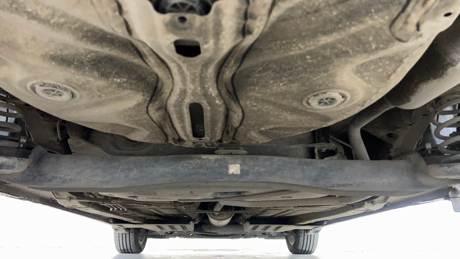 Used 2022 Maruti Suzuki Baleno Alpha AGS Petrol Automatic extra REAR UNDERBODY VIEW (TAKEN FROM REAR)
