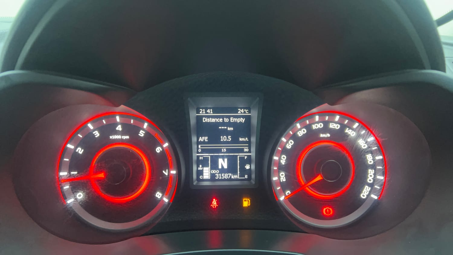 Used 2019 Mahindra XUV 300 1.2 W8 (O) Petrol Manual interior CLUSTERMETER VIEW