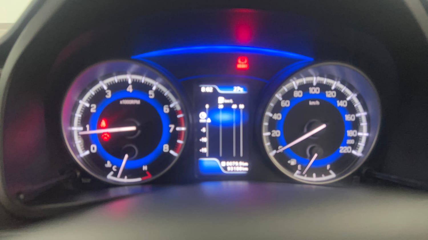 Used 2020 Maruti Suzuki Baleno Zeta Petrol Manual interior CLUSTERMETER VIEW