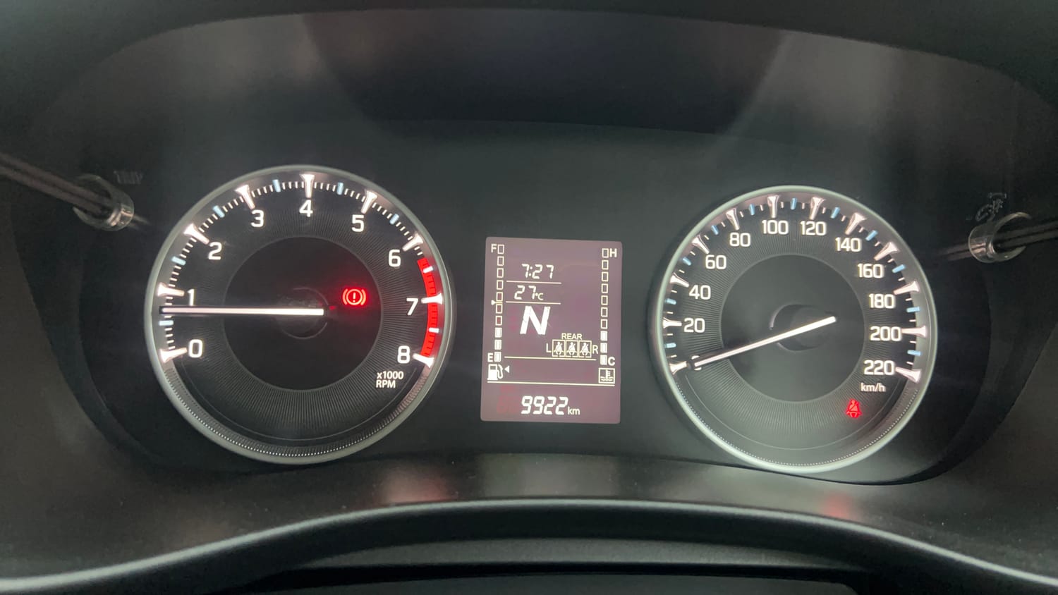 Used 2024 Maruti Suzuki Fronx Delta Plus 1.2L AGS Petrol Automatic interior CLUSTERMETER VIEW