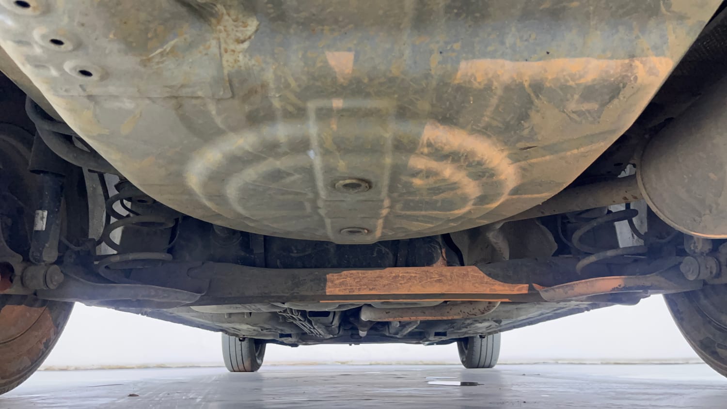 Used 2018 Nissan Sunny XE D Diesel Manual extra REAR UNDERBODY VIEW (TAKEN FROM REAR)