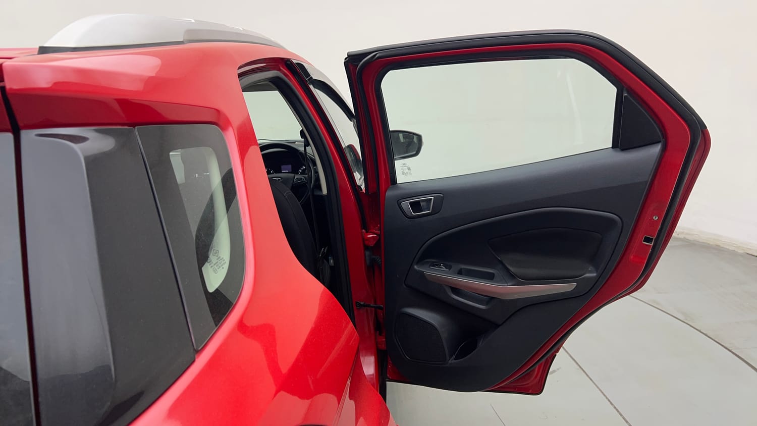 Used 2018 Ford EcoSport Titanium 1.5L TDCi Diesel Manual interior RIGHT REAR DOOR OPEN VIEW