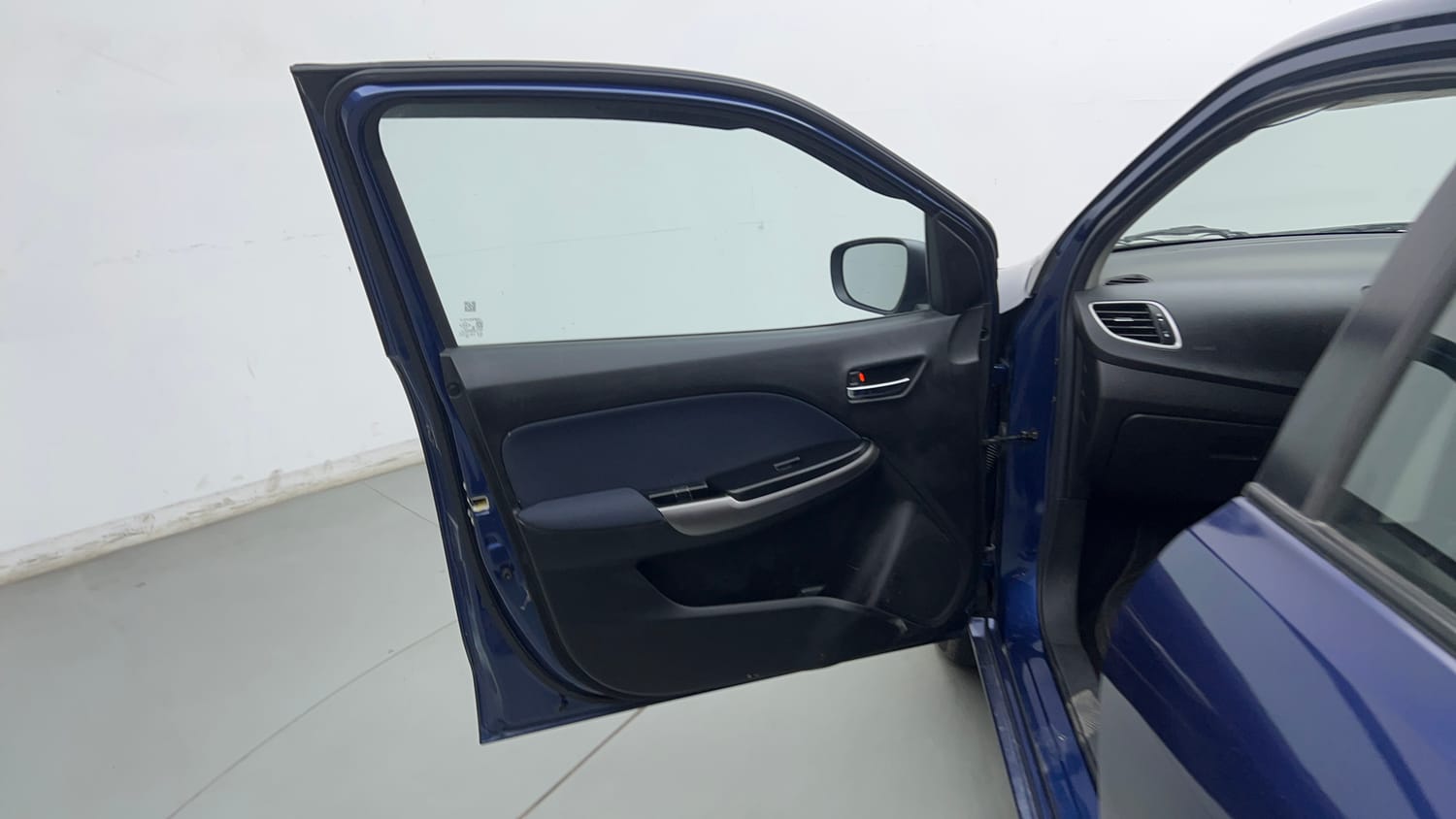 Used 2022 Maruti Suzuki Baleno Delta Petrol Manual interior LEFT FRONT DOOR OPEN VIEW