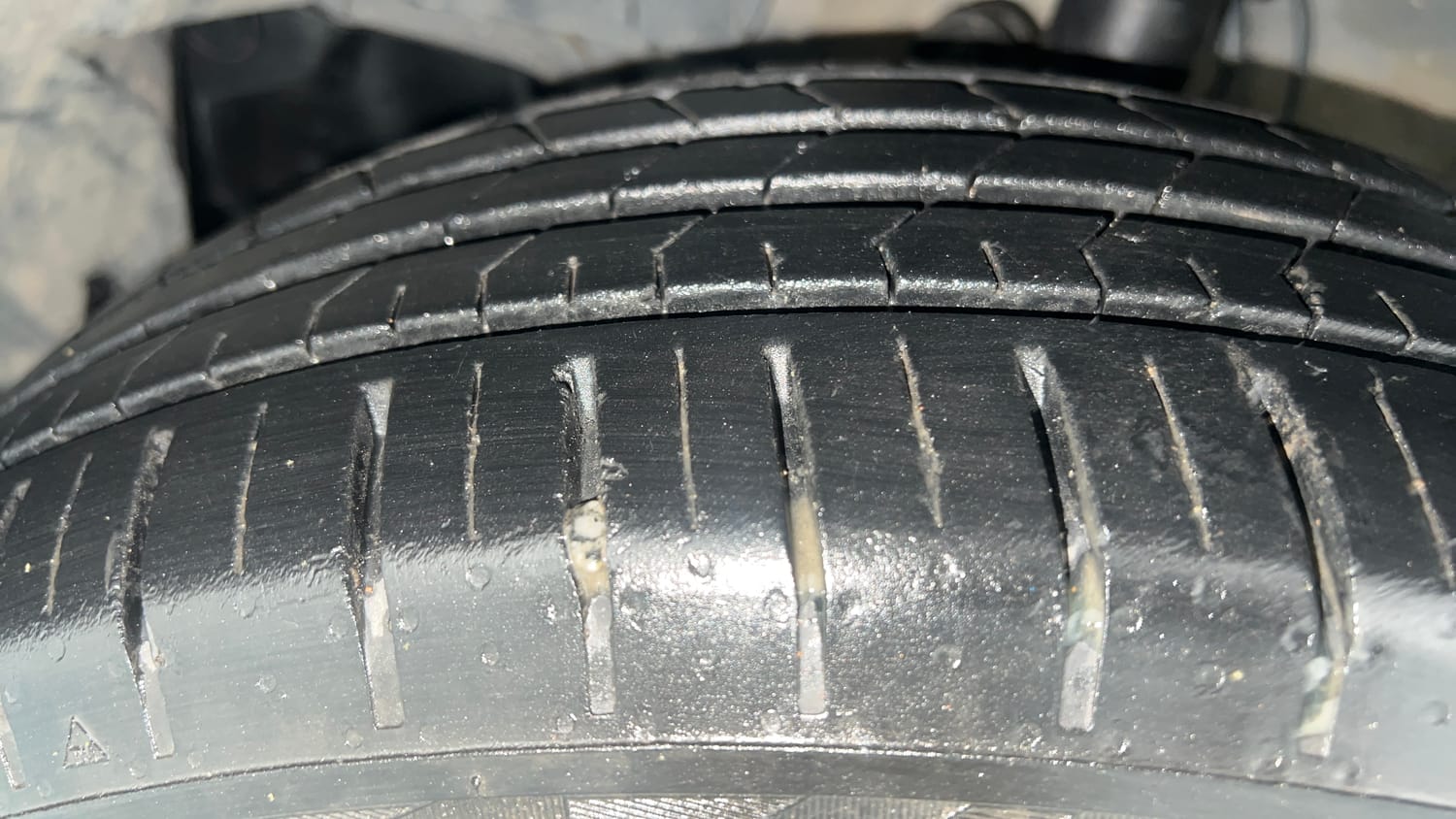 Used 2019 Honda WR-V VX MT Diesel Diesel Manual tyres LEFT FRONT TYRE TREAD VIEW