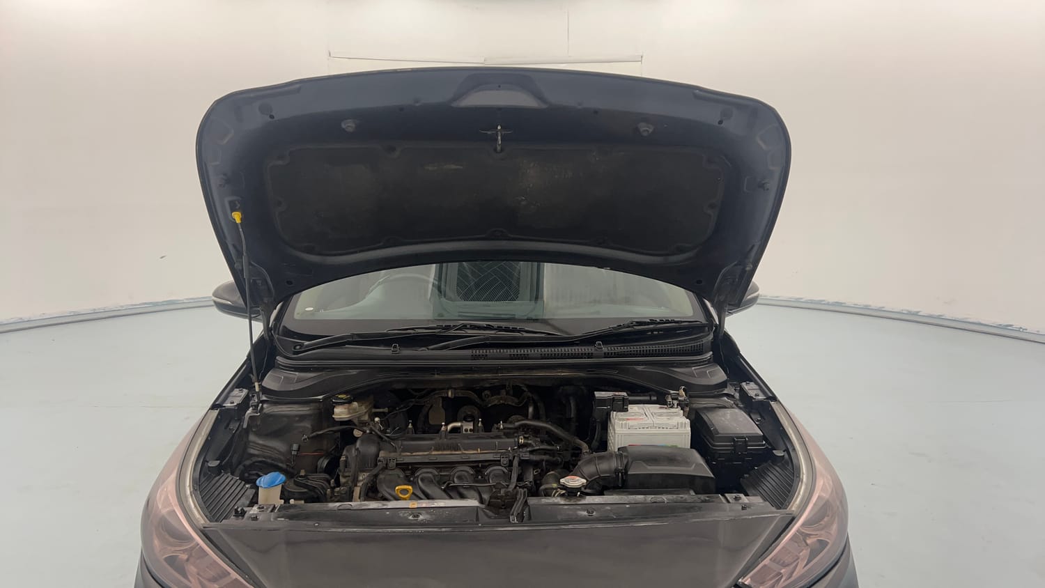 Used 2018 Hyundai Verna SX (O) 1.6 VTVT AT Petrol Automatic engine ENGINE & BONNET OPEN FRONT VIEW