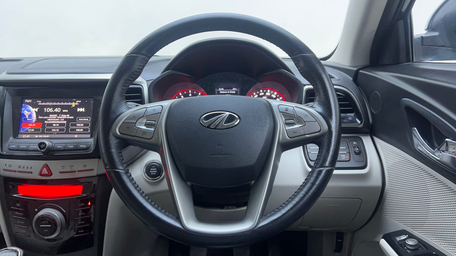 Used 2019 Mahindra XUV 300 1.2 W8 (O) Petrol Manual interior STEERING VIEW