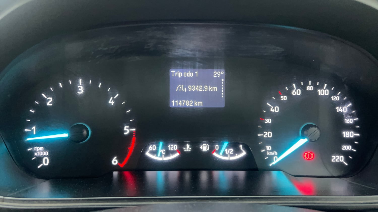 Used 2018 Ford EcoSport Titanium 1.5L TDCi Diesel Manual interior CLUSTERMETER VIEW