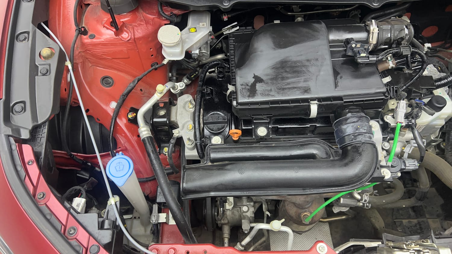 Used 2024 Maruti Suzuki Fronx Delta Plus 1.2L AGS Petrol Automatic engine ENGINE RIGHT SIDE VIEW