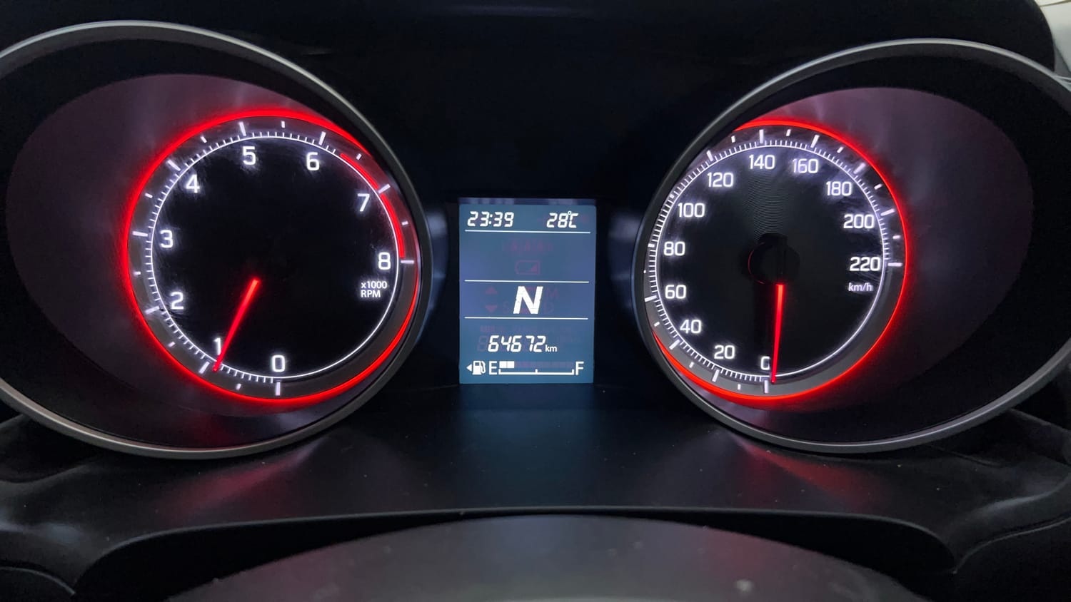 Used 2022 Maruti Suzuki Swift VXi AMT Petrol Automatic interior CLUSTERMETER VIEW