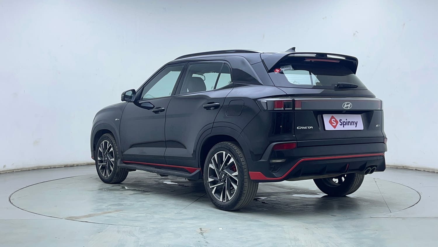 Used 2024 Hyundai Creta N-Line N10 1.5 Turbo DCT Petrol Automatic exterior LEFT REAR CORNER VIEW