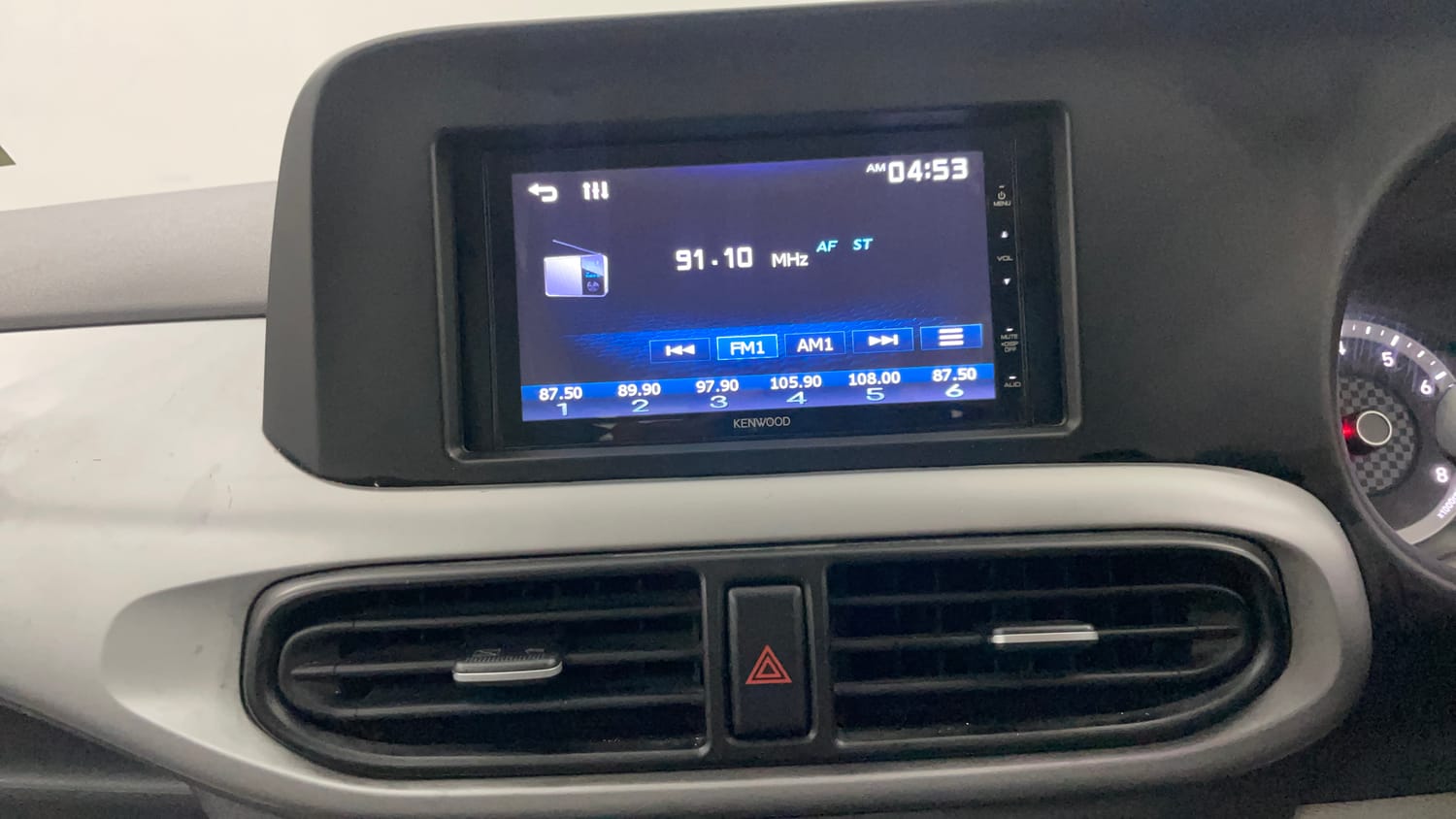 Used 2021 Hyundai Grand i10 Nios Magna Corporate Edition 1.2 Kappa VTVT Petrol Manual interior MUSIC SYSTEM & AC CONTROL VIEW