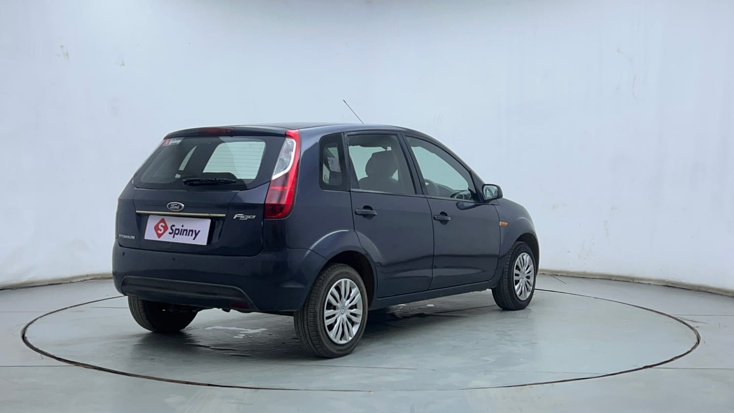 Used 2011 Ford Figo Duratec Petrol Titanium 1.2 Petrol Manual exterior RIGHT REAR CORNER VIEW