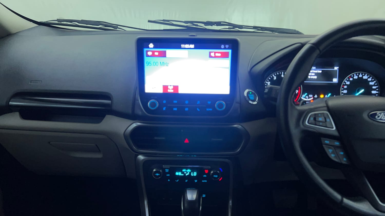 Used 2021 Ford EcoSport Titanium Plus 1.5L Ti-VCT AT Petrol Automatic interior MUSIC SYSTEM & AC CONTROL VIEW