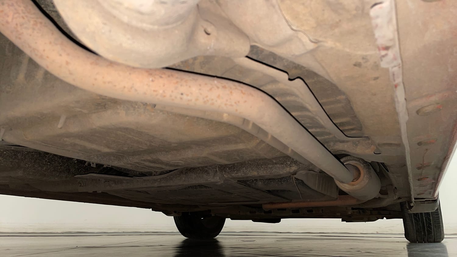 Used 2016 Honda Jazz V AT Petrol Petrol Automatic extra REAR RIGHT UNDERBODY VIEW