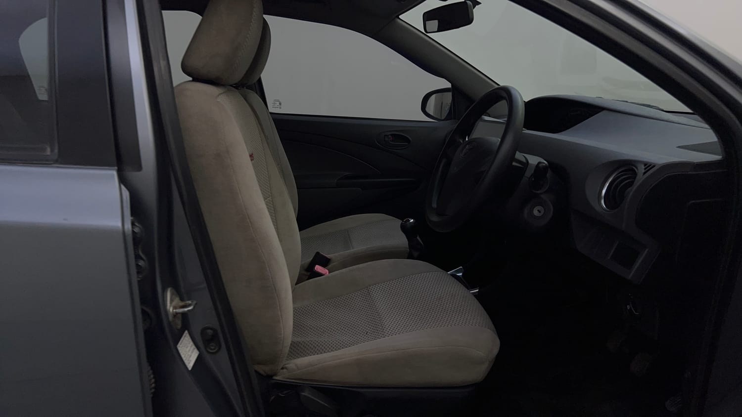 Used 2013 Toyota Etios G Petrol Manual interior RIGHT SIDE FRONT DOOR CABIN VIEW